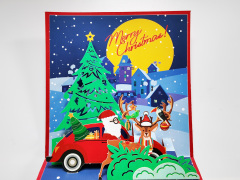 Christmas pop up greeting card,NaBaiYu,Christmas pop up greeting card