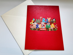 Christmas 3d pop up greeting cards,NaBaiYu,Christmas 3d pop up greeting cards