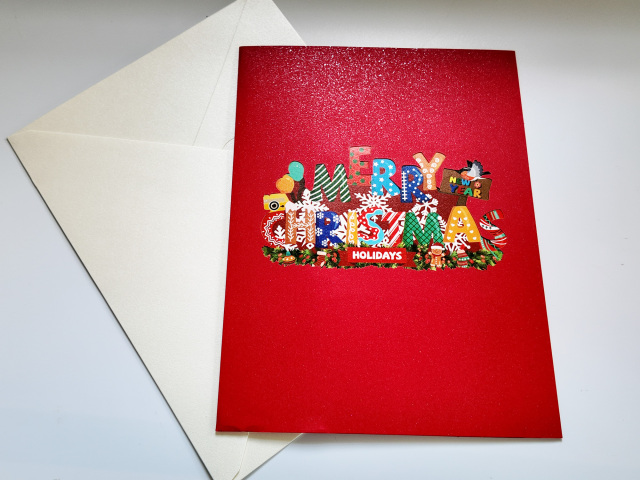 Christmas 3d pop up greeting cards,NaBaiYu,Christmas 3d pop up greeting cards