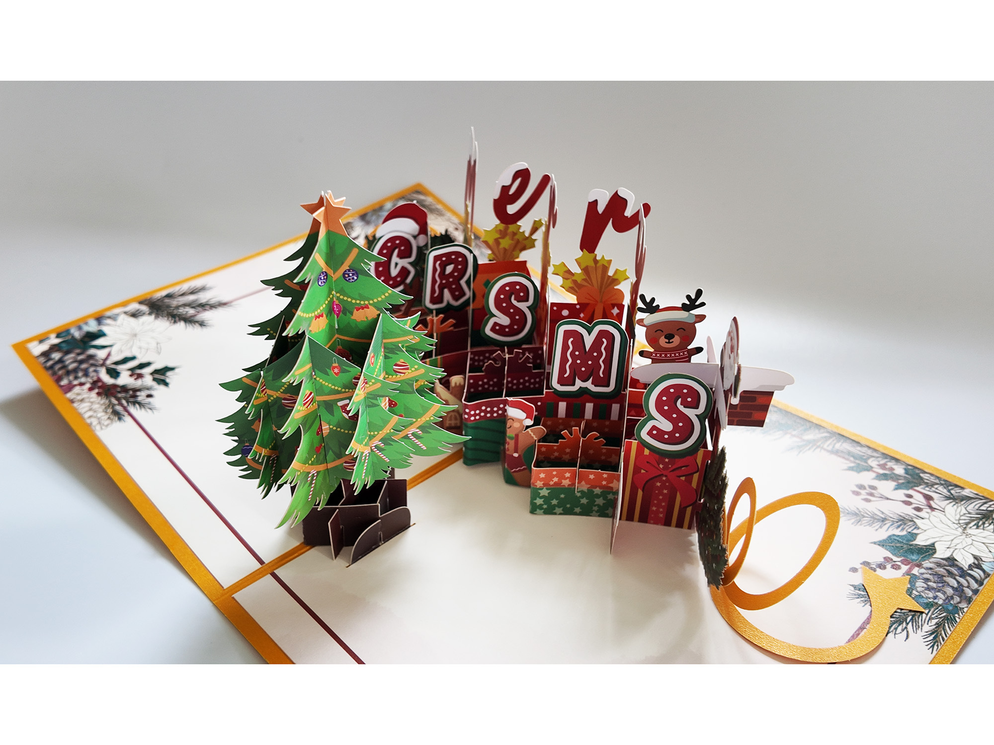 Christmas 3d pop up greeting cards,NaBaiYu,Christmas 3d pop up greeting cards