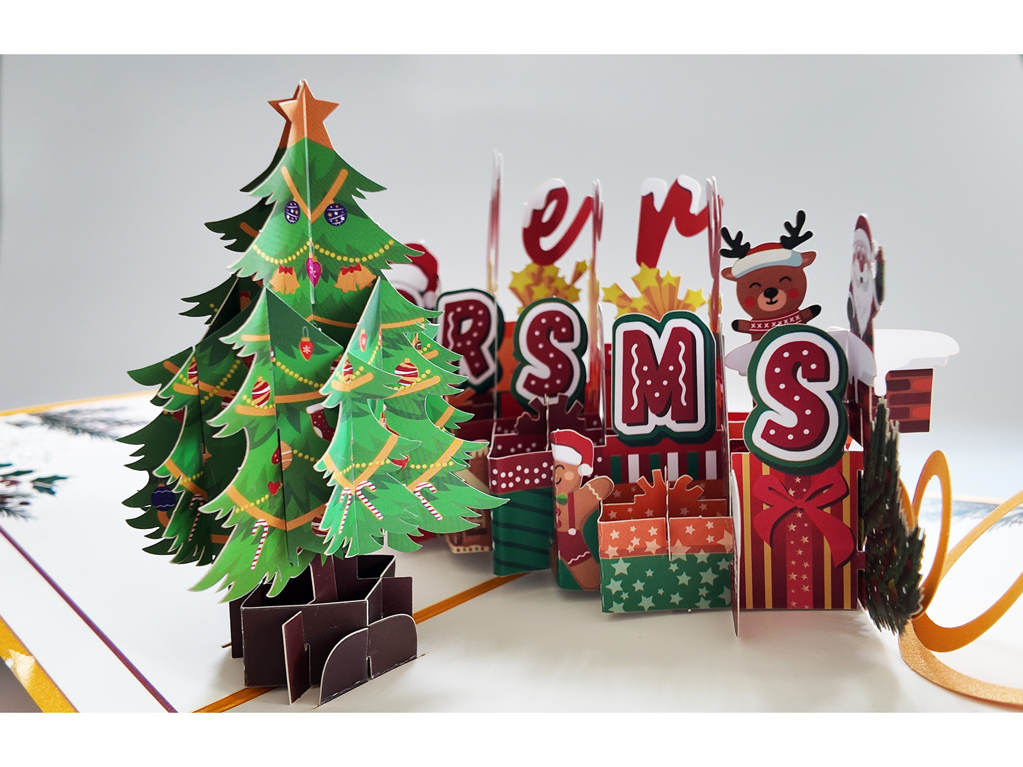 Christmas 3d pop up greeting cards,NaBaiYu,Christmas 3d pop up greeting cards