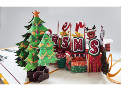 Christmas 3d pop up greeting cards,NaBaiYu,Christmas 3d pop up greeting cards