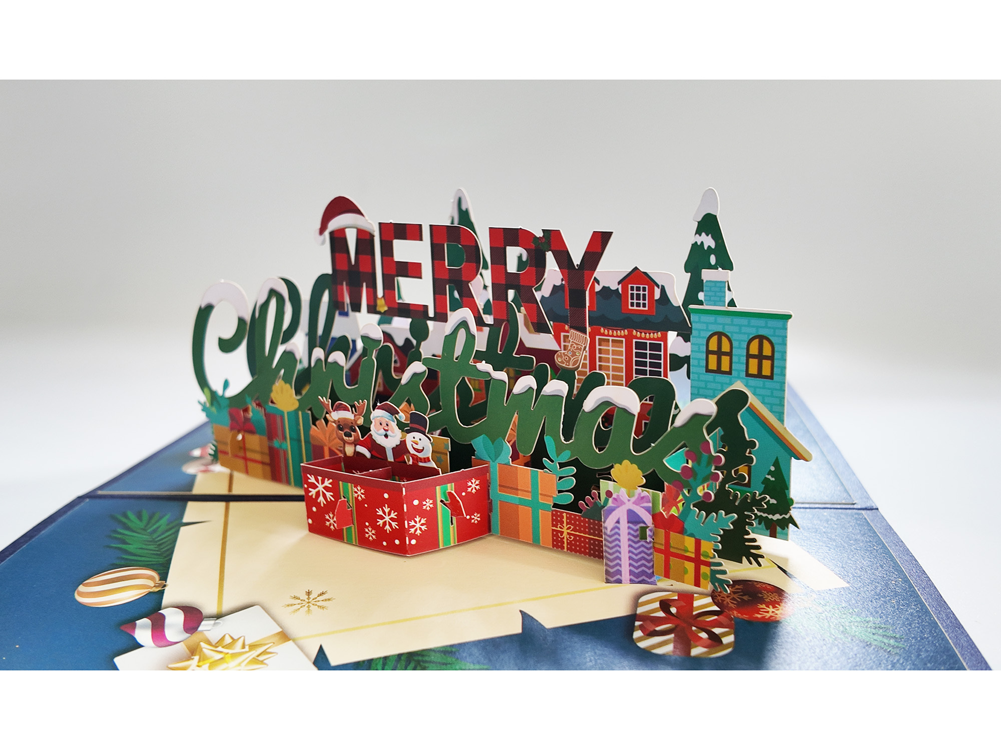 Christmas 3d pop up greeting cards,NaBaiYu,Christmas 3d pop up greeting cards