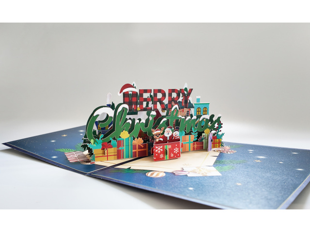 Christmas 3d pop up greeting cards,NaBaiYu,Christmas 3d pop up greeting cards
