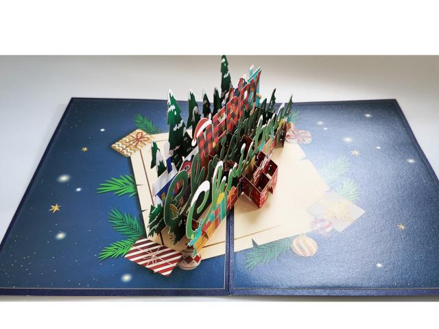 Christmas 3d pop up greeting cards,NaBaiYu,Christmas 3d pop up greeting cards