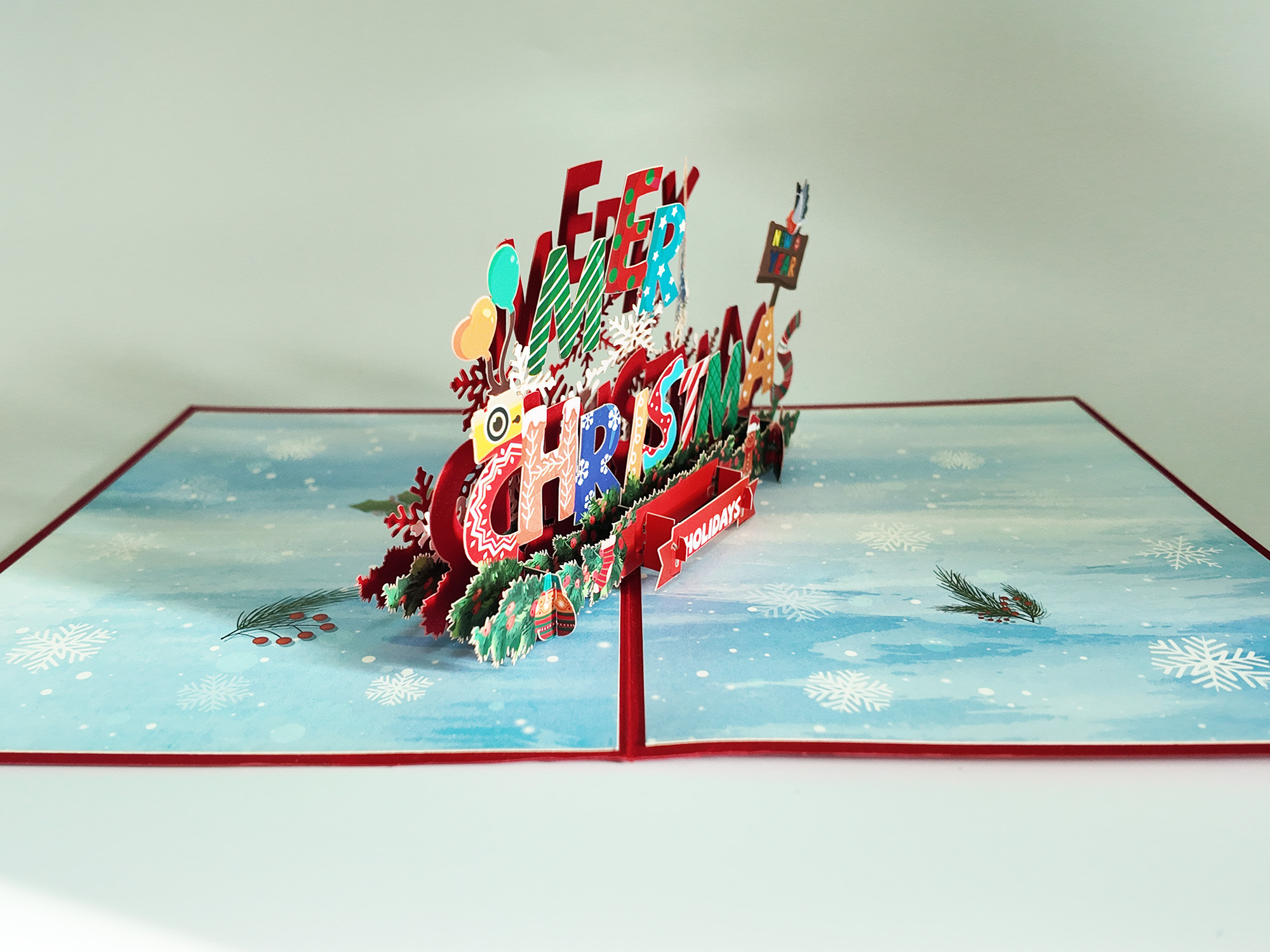 Christmas 3d pop up greeting cards,NaBaiYu,Christmas 3d pop up greeting cards
