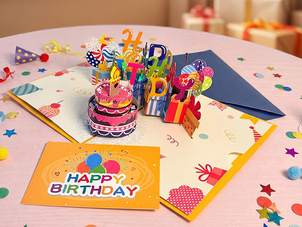 Custom wholesale 3d pop-up musical birthday cards with lights,birthday card musical,interactive birthday card,happy birthday singing card,NaBaiYu,Custom wholesale 3d pop-up musical birthday cards with lights,birthday card musical,interactive birthday card,happy birthday singing card