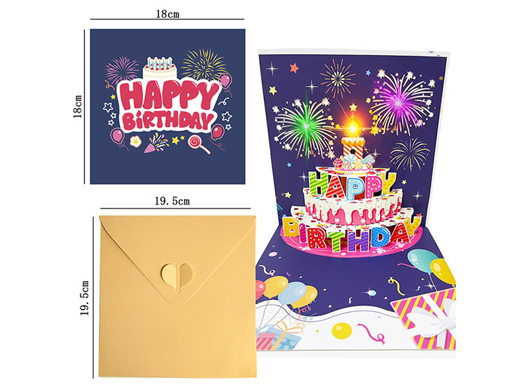 Custom 3d pop-up musical birthday cards with lights,blow candle led music greeting card,musical birthday cards with sound,NaBaiYu,Custom 3d pop-up musical birthday cards with lights,blow candle led music greeting card,musical birthday cards with sound