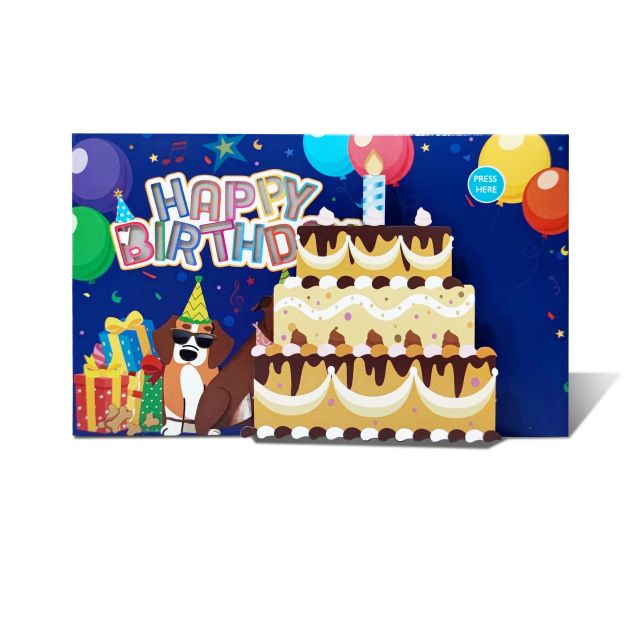 OEM music greeting card with led light,NaBaiYu,OEM music greeting card with led light