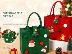 Custom Christmas gift felt bag,felt tote bag for kids with handle,NaBaiYu,Custom Christmas gift felt bag,felt tote bag for kids with handle