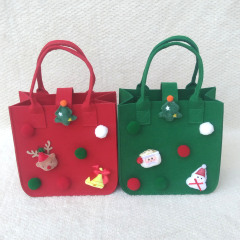 Custom Christmas gift felt bag,felt tote bag for kids with handle,NaBaiYu,Custom Christmas gift felt bag,felt tote bag for kids with handle