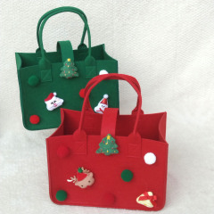 Custom Christmas gift felt bag,felt tote bag for kids with handle,NaBaiYu,Custom Christmas gift felt bag,felt tote bag for kids with handle