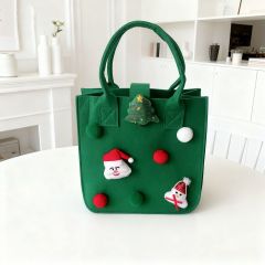 Custom Christmas gift felt bag,felt tote bag for kids with handle,NaBaiYu,Custom Christmas gift felt bag,felt tote bag for kids with handle