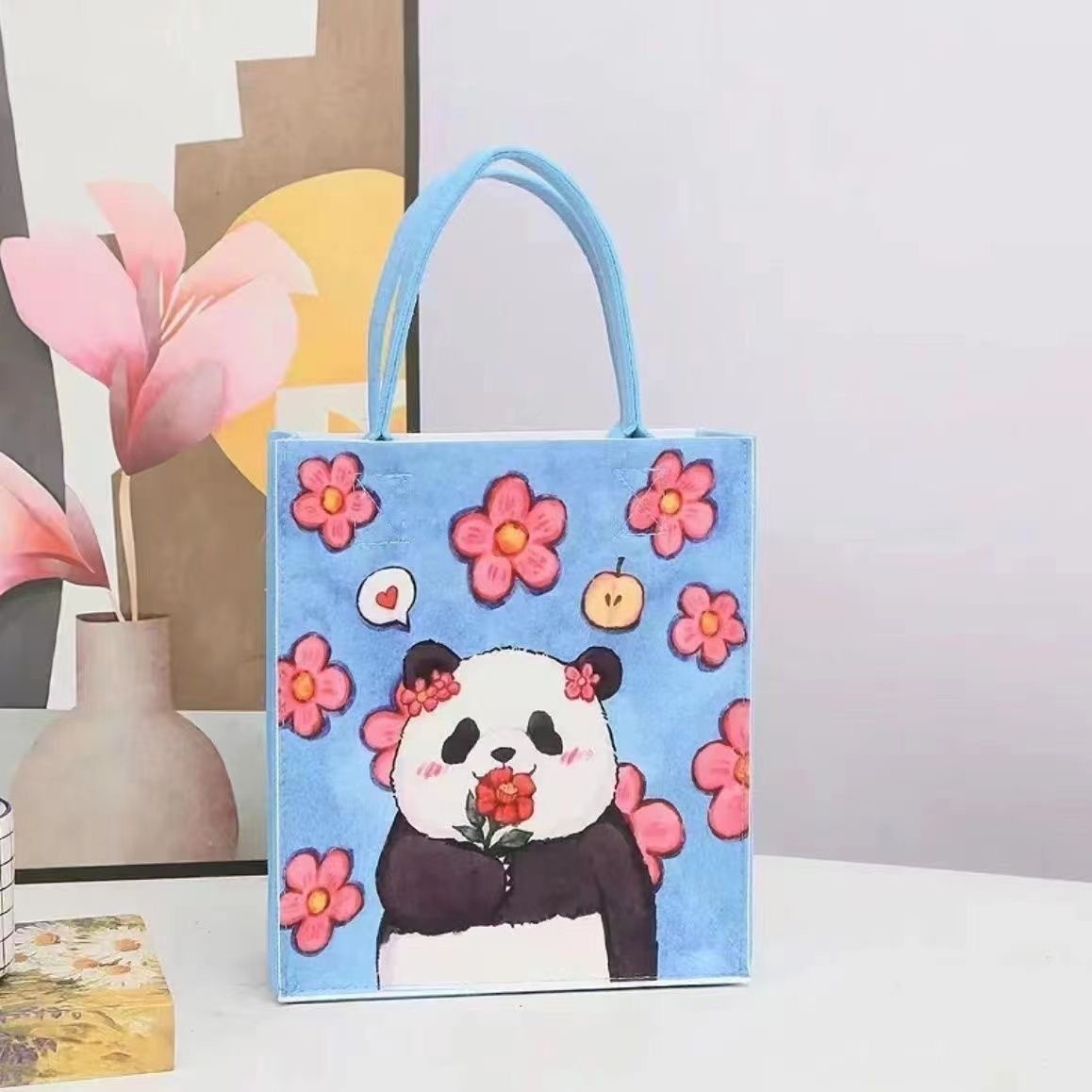 Custom felt bags,reusable felt tote bags,Wine Carrier Tote Bag, Reusable Wine Bottle Carrier Felt Storage Bag,NaBaiYu,Custom felt bags,reusable felt tote bags,Wine Carrier Tote Bag, Reusable Wine Bottle Carrier Felt Storage Bag