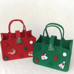 Custom Christmas gift felt bag,felt tote bag for kids with handle,NaBaiYu,Custom Christmas gift felt bag,felt tote bag for kids with handle