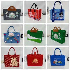 Custom felt bag,tote bag,daily use handles reusable bag,NaBaiYu,Custom felt bag,tote bag,daily use handles reusable bag