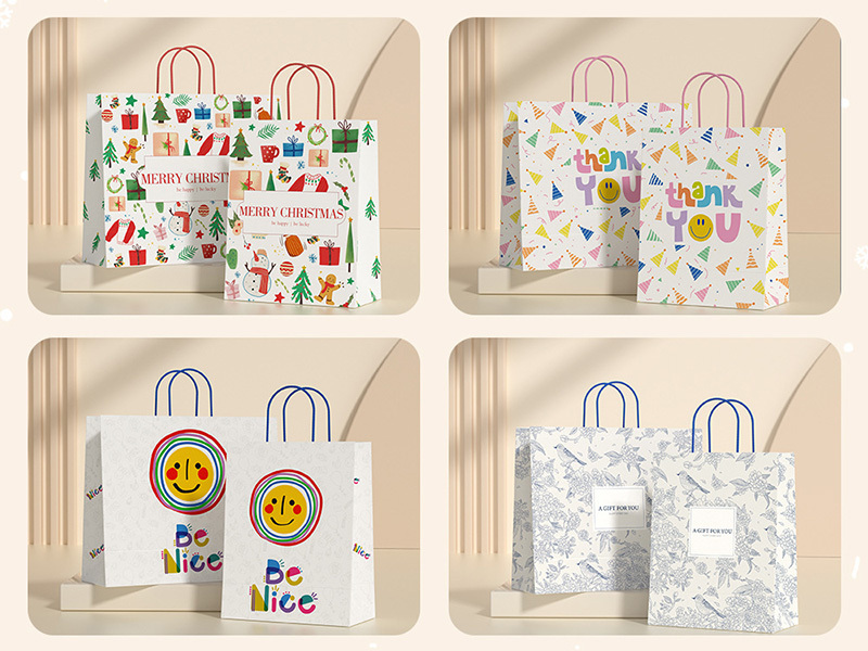 Custom Paper Bags,thank you bags,gift bags with handles,christmas gift bags,shopping bags,NaBaiYu,Custom Paper Bags,thank you bags,gift bags with handles,christmas gift bags,shopping bags