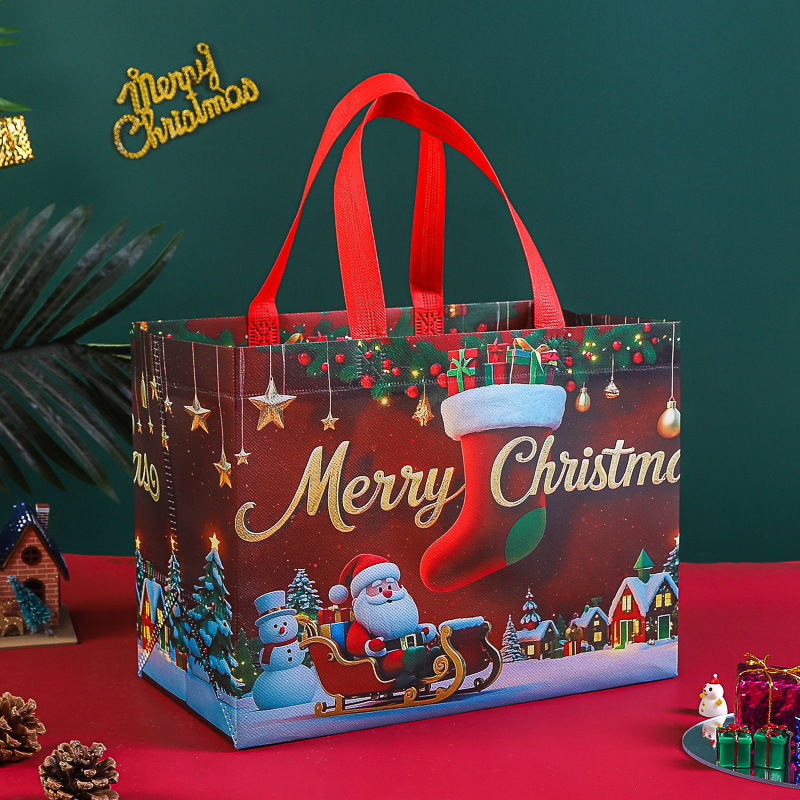 Custom Christmas reusable Non-woven bag with handles,reusable tote bags,tote bag,reusable tote bags,large woven tote bag,NaBaiYu,Custom Christmas reusable Non-woven bag with handles,reusable tote bags,tote bag,reusable tote bags,large woven tote bag