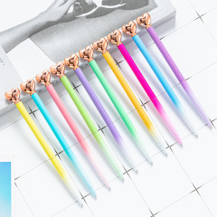 Promotional Personalized Logo Heart Shaped Pens for Gifts Black Ink Retractable Metal Decorative Cute Pens,NaBaiYu,Promotional Personalized Logo Heart Shaped Pens for Gifts Black Ink Retractable Metal Decorative Cute Pens