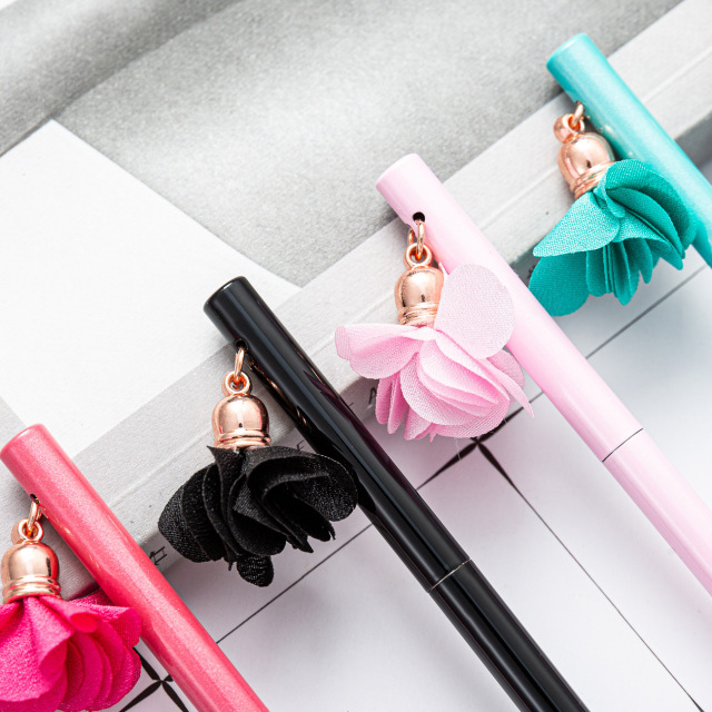 Custom Logo Colorful Spinning Pen Ballpoint New Design Cute Stationery with DIY Flower Pendant,NaBaiYu,Custom Logo Colorful Spinning Pen Ballpoint New Design Cute Stationery with DIY Flower Pendant