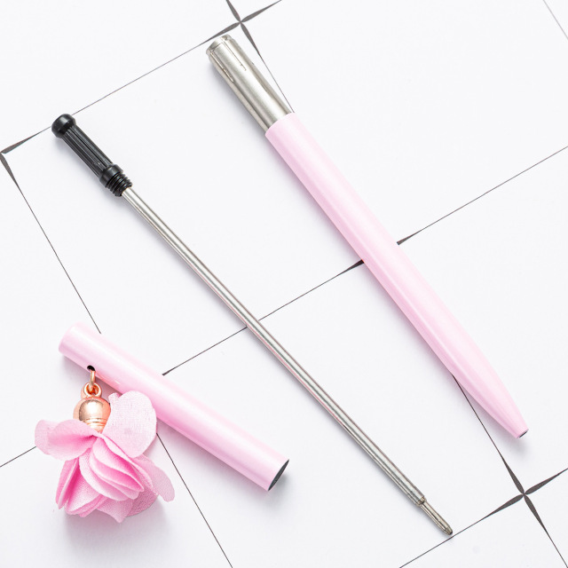 Custom Logo Colorful Spinning Pen Ballpoint New Design Cute Stationery with DIY Flower Pendant,NaBaiYu,Custom Logo Colorful Spinning Pen Ballpoint New Design Cute Stationery with DIY Flower Pendant