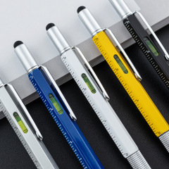 Professional Metal 6-in-1 Multifunction Tool Pen Multi Function Tech Tool Ballpoint Pen with Ruler,NaBaiYu,Professional Metal 6-in-1 Multifunction Tool Pen Multi Function Tech Tool Ballpoint Pen with Ruler