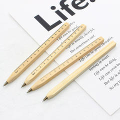 Eco-friendly Wooden Pen Naturally Degradable Solid Wood Ballpoint Pen with Ruler,NaBaiYu,Eco-friendly Wooden Pen Naturally Degradable Solid Wood Ballpoint Pen with Ruler