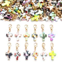 Fashion Cross Keychain DIY Charms for Jewelry Making Custom Resin Keychain Bag Decoration Faith Crucifix Pendant Purse Accessory Gift,NaBaiYu,Fashion Cross Keychain DIY Charms for Jewelry Making Custom Resin Keychain Bag Decoration Faith Crucifix Pendant Purse Accessory Gift