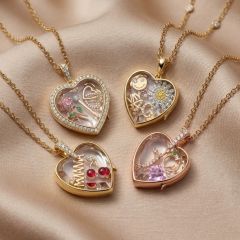 Retro Personality Photo Box Pendant Can Be Opened and Closed DIY Pendant Hollow Design Transparent Box,NaBaiYu,Retro Personality Photo Box Pendant Can Be Opened and Closed DIY Pendant Hollow Design Transparent Box