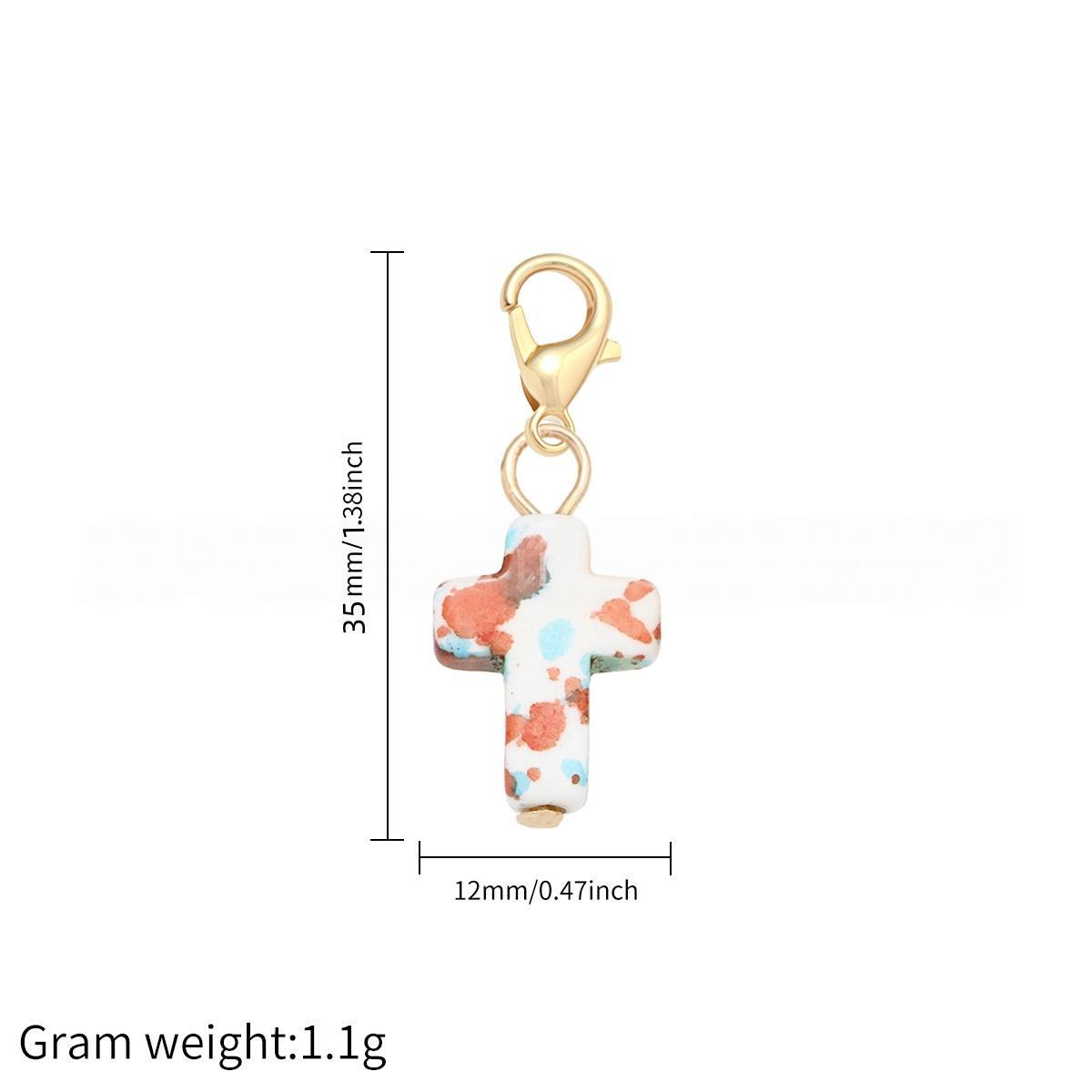 Fashion Cross Keychain DIY Charms for Jewelry Making Custom Resin Keychain Bag Decoration Faith Crucifix Pendant Purse Accessory Gift,NaBaiYu,Fashion Cross Keychain DIY Charms for Jewelry Making Custom Resin Keychain Bag Decoration Faith Crucifix Pendant Purse Accessory Gift