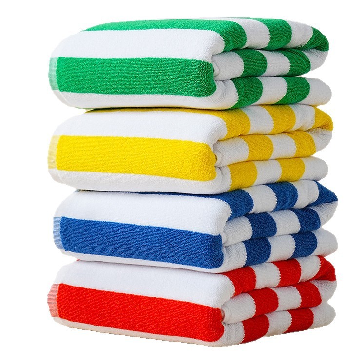 Cotton Beach Towel Oversize Striped Quick-Dry Highly Absorbent Swim Towel for Summer Vacation,NaBaiYu,Cotton Beach Towel Oversize Striped Quick-Dry Highly Absorbent Swim Towel for Summer Vacation