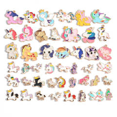 Cartoon Zinc Alloy Jewelry Accessories Unicorn Pendant DIY Bracelet Keychain,NaBaiYu,Cartoon Zinc Alloy Jewelry Accessories Unicorn Pendant DIY Bracelet Keychain