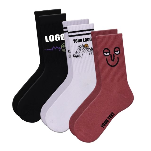 OEM Design Casual Knitted Sock Custom Crew Cotton Brands Sock Custom Socks Men With Logo,NaBaiYu,OEM Design Casual Knitted Sock Custom Crew Cotton Brands Sock Custom Socks Men With Logo