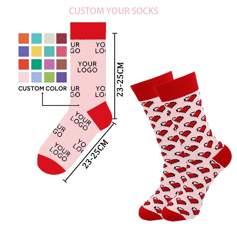 Crew Cotton Christmas Socks Knitted Jacquard Colorful Animal Socks Fancy Dress Socks,NaBaiYu,Crew Cotton Christmas Socks Knitted Jacquard Colorful Animal Socks Fancy Dress Socks