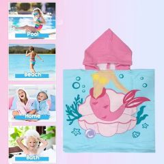 Pure Cotton Custom Hoodie Poncho Microfiber Beach Towel for Kids Quick Dry for Beach Swimming Shower and Daily Use,NaBaiYu,Pure Cotton Custom Hoodie Poncho Microfiber Beach Towel for Kids Quick Dry for Beach Swimming Shower and Daily Use
