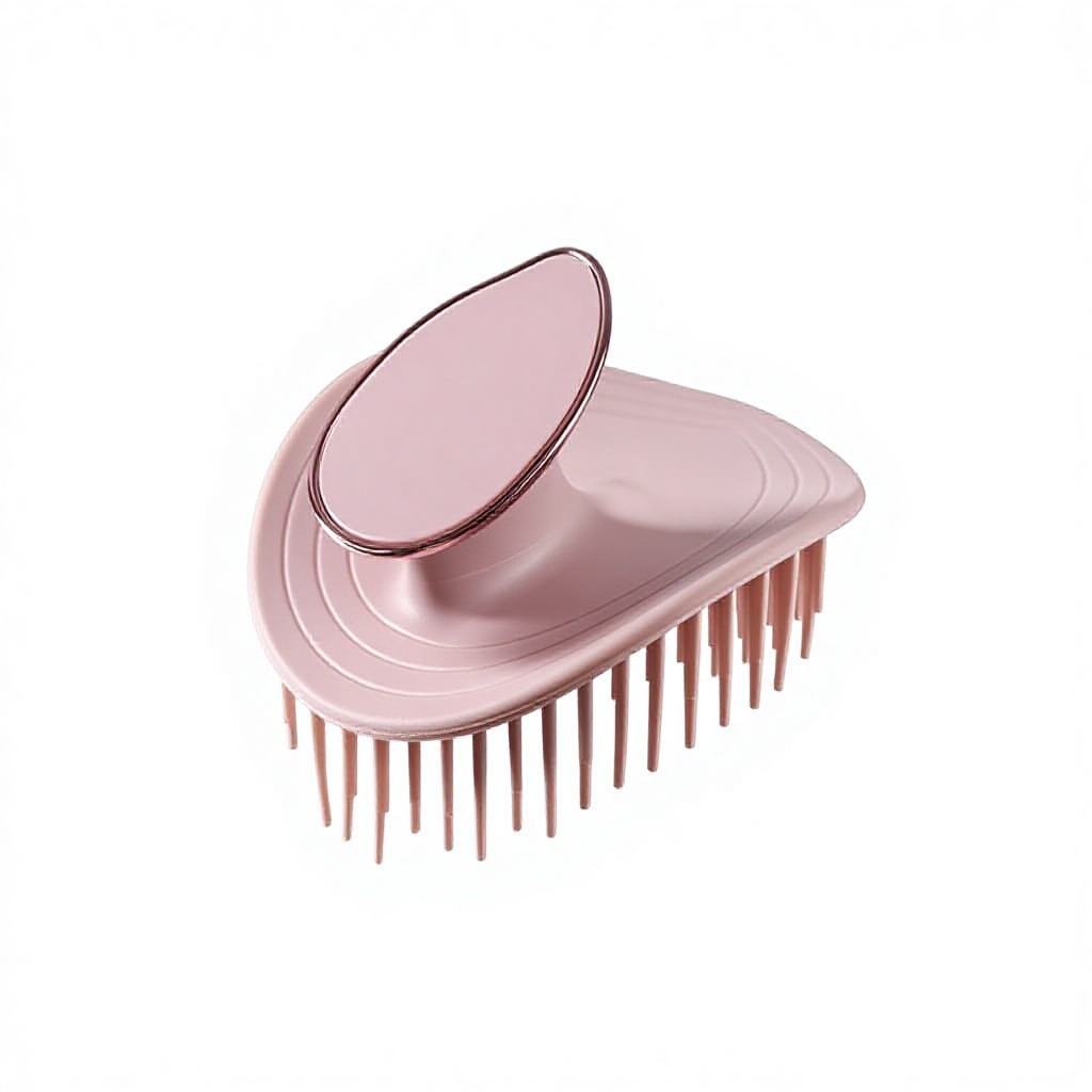 Custom Logo Oval Silicone Bristle Scalp Massager Brush Detangling Hair Shampoo Brush Massager for Women,NaBaiYu,Custom Logo Oval Silicone Bristle Scalp Massager Brush Detangling Hair Shampoo Brush Massager for Women