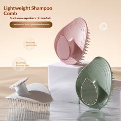Custom Logo Oval Silicone Bristle Scalp Massager Brush Detangling Hair Shampoo Brush Massager for Women,NaBaiYu,Custom Logo Oval Silicone Bristle Scalp Massager Brush Detangling Hair Shampoo Brush Massager for Women