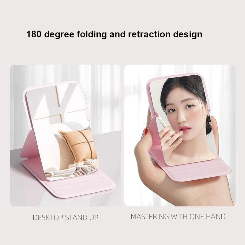 Portable Mini Foldable Makeup Mirror Small Pocke Minimalist Desktop Custom Personalized Cosmetic Vanity Beauty Mirror Tools,NaBaiYu,Portable Mini Foldable Makeup Mirror Small Pocke Minimalist Desktop Custom Personalized Cosmetic Vanity Beauty Mirror Tools
