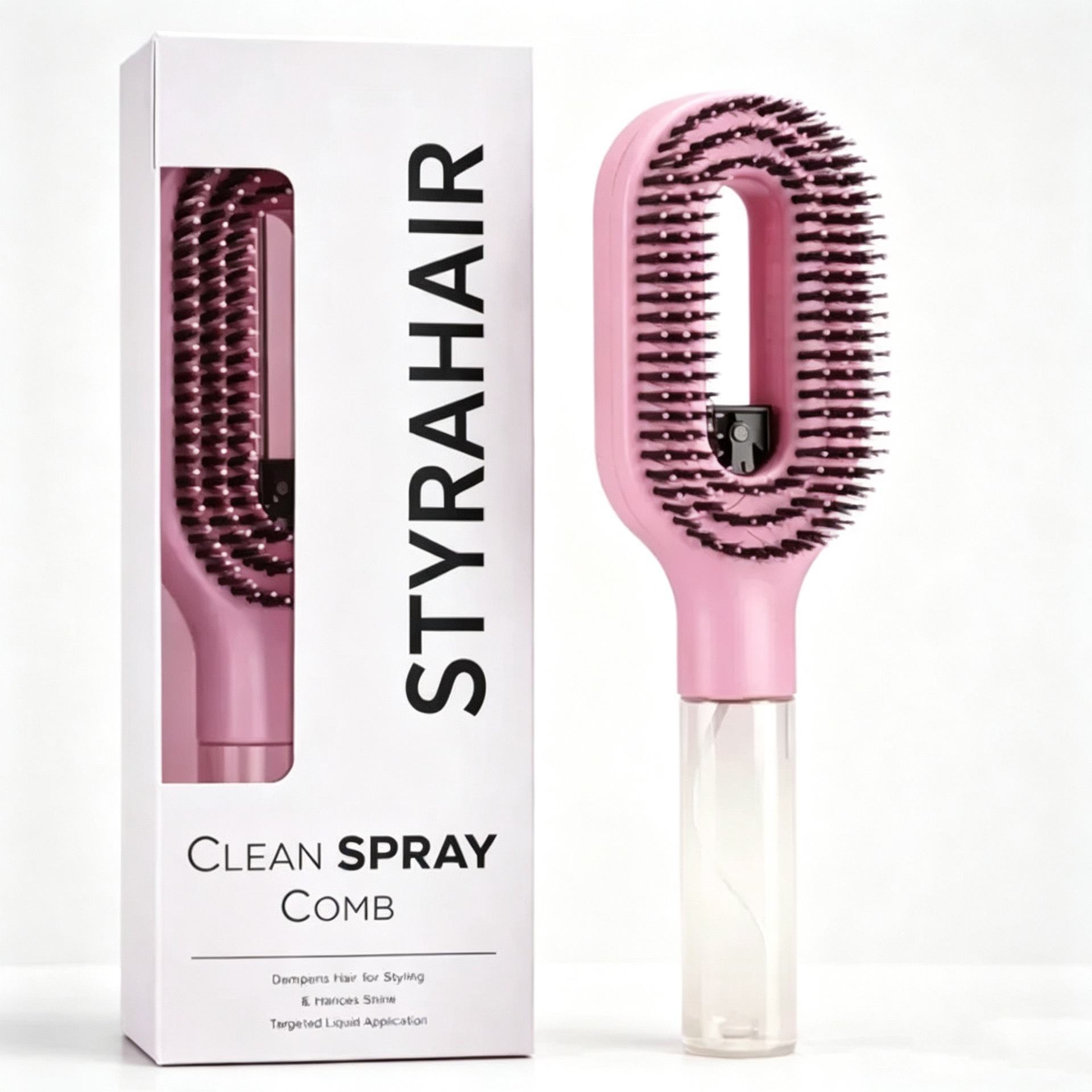 2-in-1 Hair Mist Brush Wet & Dry Detangling Hair Brush Anti-static Comb Spray Comb,NaBaiYu,2-in-1 Hair Mist Brush Wet & Dry Detangling Hair Brush Anti-static Comb Spray Comb