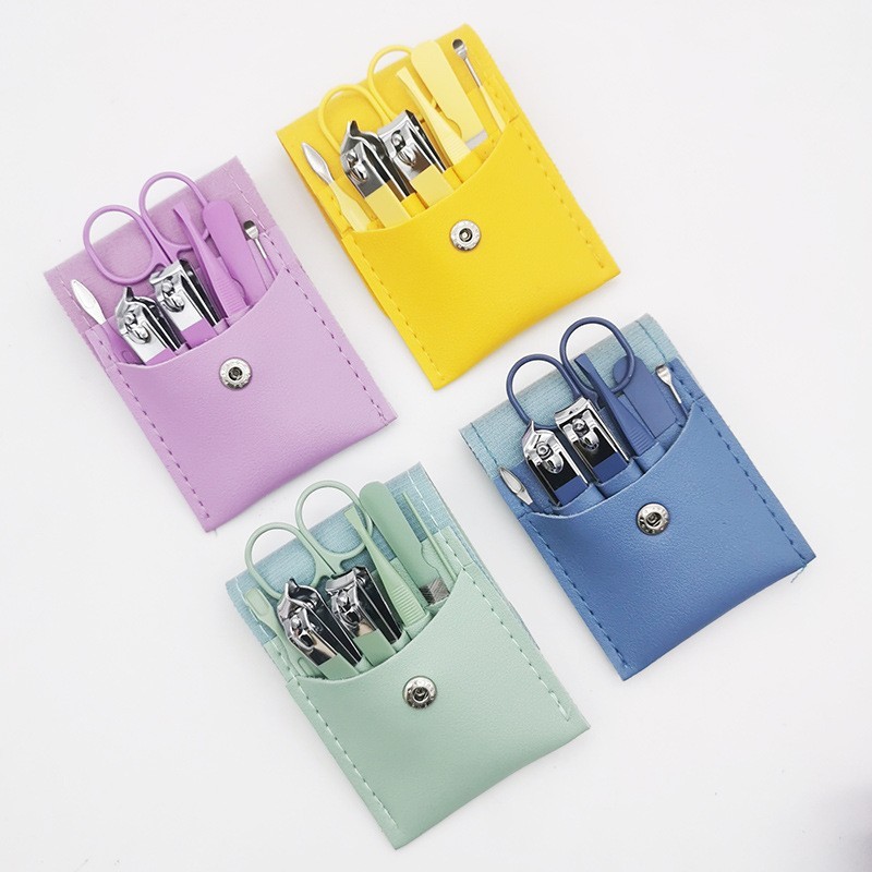 7Pcs/set Manicure Set Stainless Steel Nail Clipper Cuticle Nipper Scissor Grooming Tools With PU Leather Bag,NaBaiYu,7Pcs/set Manicure Set Stainless Steel Nail Clipper Cuticle Nipper Scissor Grooming Tools With PU Leather Bag