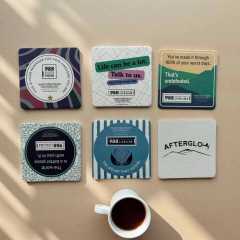 Custom Absorbent Paper Coasters Printed Logo Thick Cardboard Disposable Coasters,NaBaiYu,Custom Absorbent Paper Coasters Printed Logo Thick Cardboard Disposable Coasters