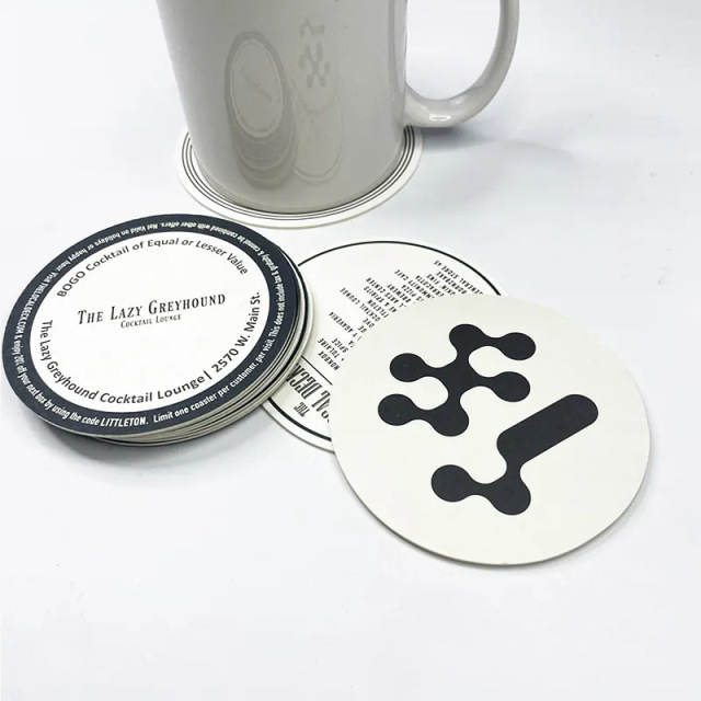 Custom Absorbent Paper Coasters Printed Logo Thick Cardboard Disposable Coasters,NaBaiYu,Custom Absorbent Paper Coasters Printed Logo Thick Cardboard Disposable Coasters