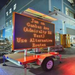 Portable Variable Message Signs Mobile Trailer Solar VMS,MY SHOP,Portable Variable Message Signs Mobile Trailer Solar VMS-MY SHOP