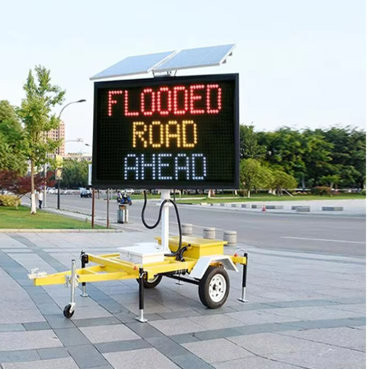 Portable Variable Message Signs Mobile Trailer Solar VMS,MY SHOP,Portable Variable Message Signs Mobile Trailer Solar VMS-MY SHOP