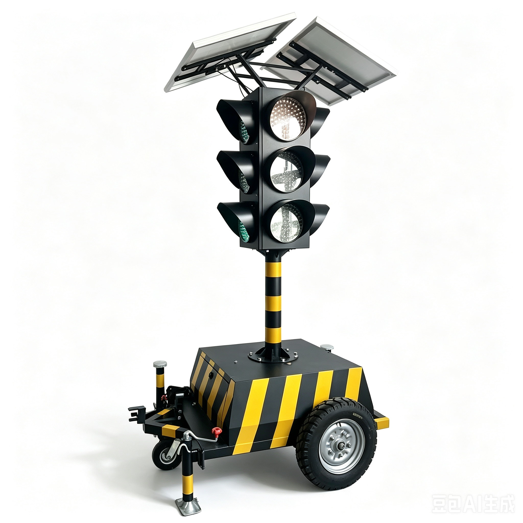 Solar-powered portable traffic signal,MY SHOP,Solar-powered portable traffic signal-MY SHOP