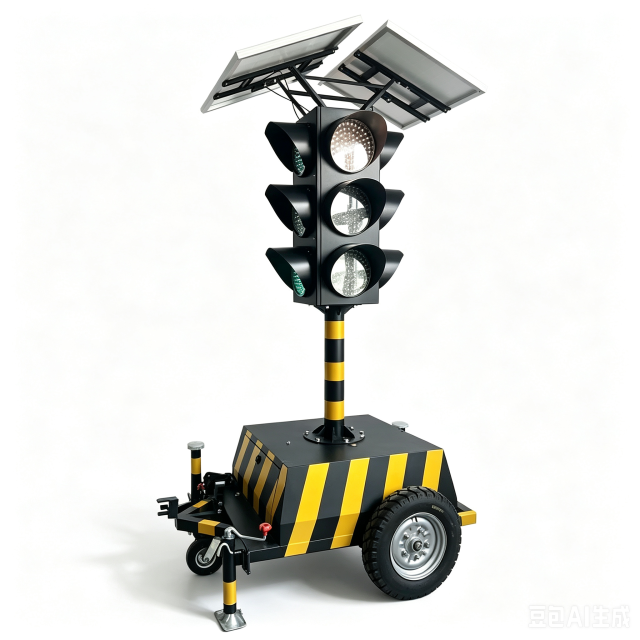 Solar-powered portable traffic signal,MY SHOP,Solar-powered portable traffic signal-MY SHOP
