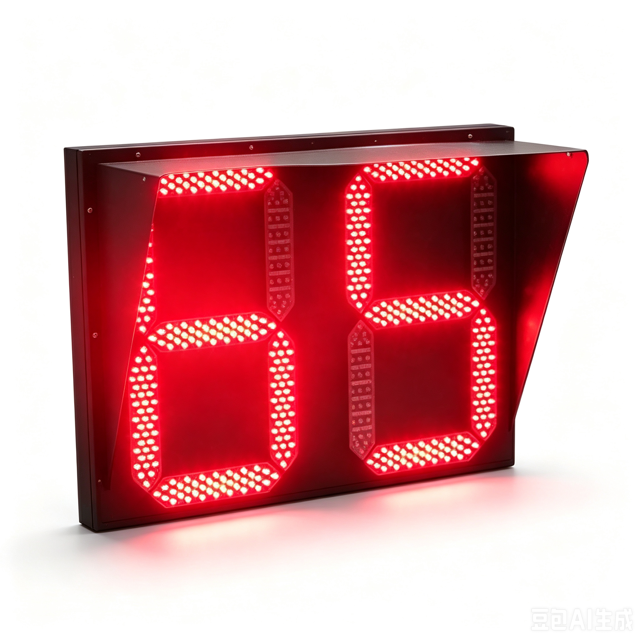 2 Digit Inclined LED Traffic Countdown Timer,MY SHOP,300mm Red Man Green Countdown + Moving Green ManTraffic signal Light