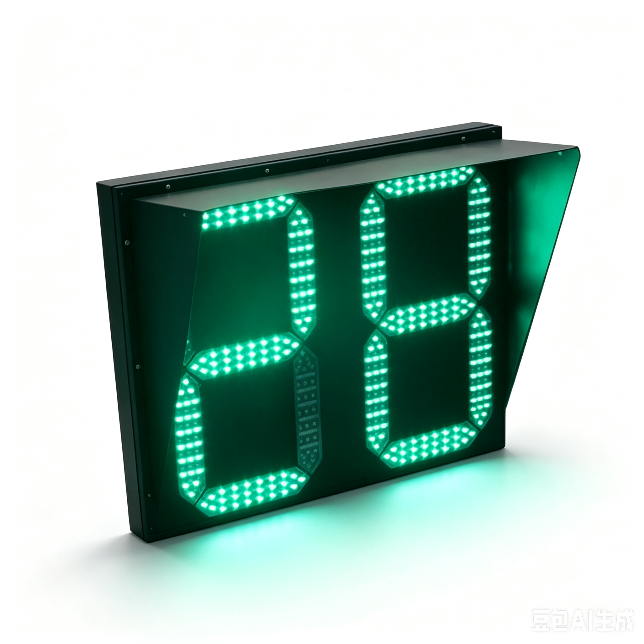 2 Digit Inclined LED Traffic Countdown Timer,MY SHOP,300mm Red Man Green Countdown + Moving Green ManTraffic signal Light