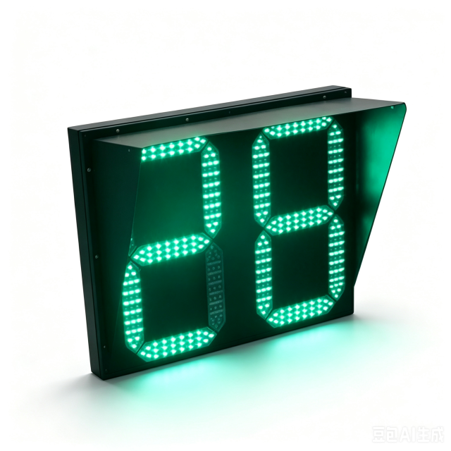 2 Digit Inclined LED Traffic Countdown Timer,MY SHOP,300mm Red Man Green Countdown + Moving Green ManTraffic signal Light