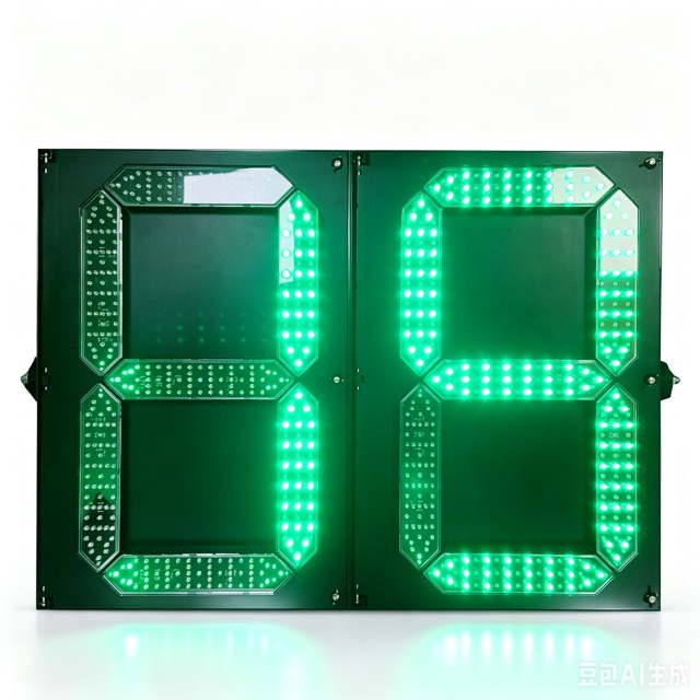 2 Digit Inclined LED Traffic Countdown Timer,MY SHOP,300mm Red Man Green Countdown + Moving Green ManTraffic signal Light